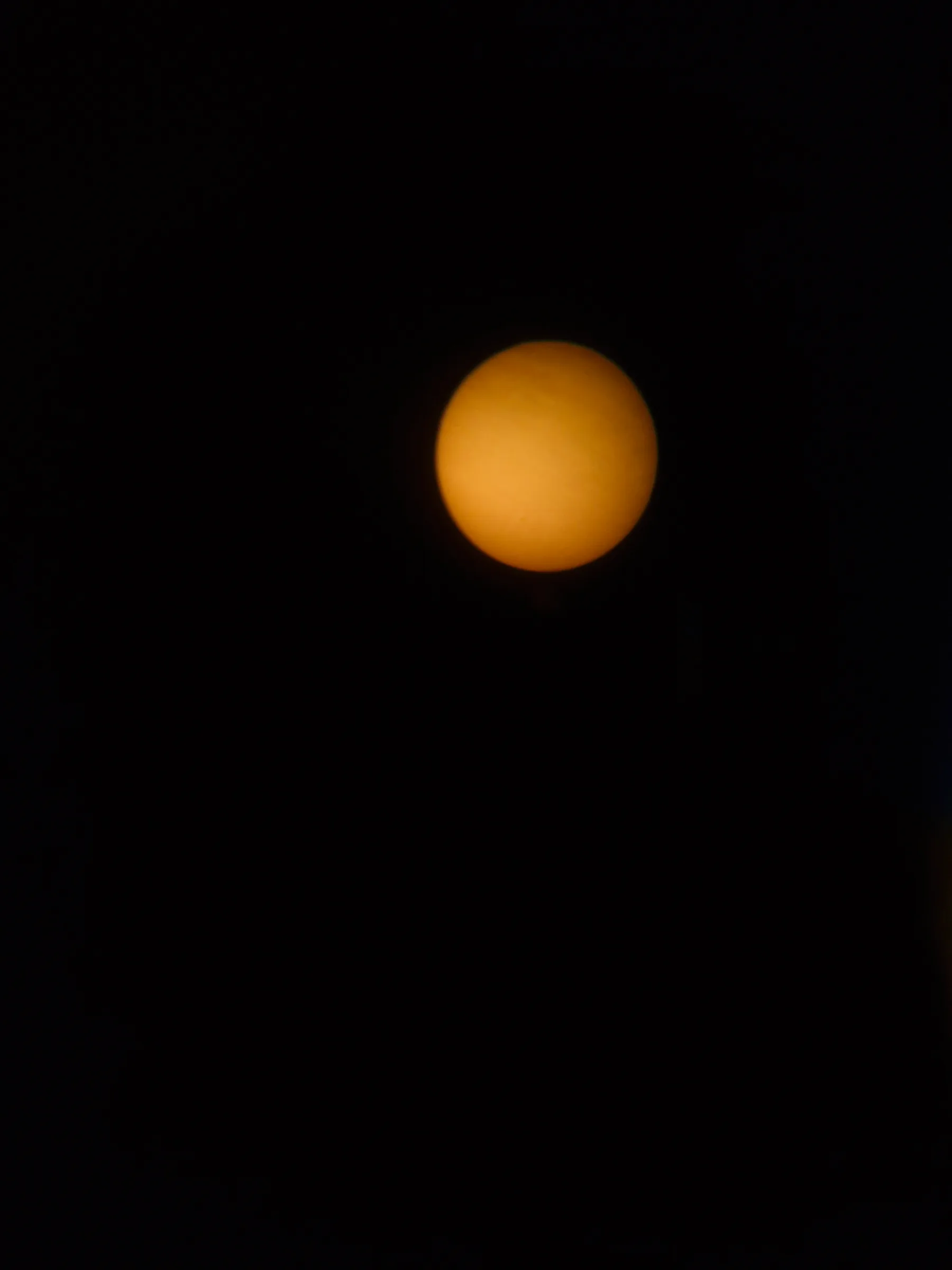 Sunspots on the surface of the sun